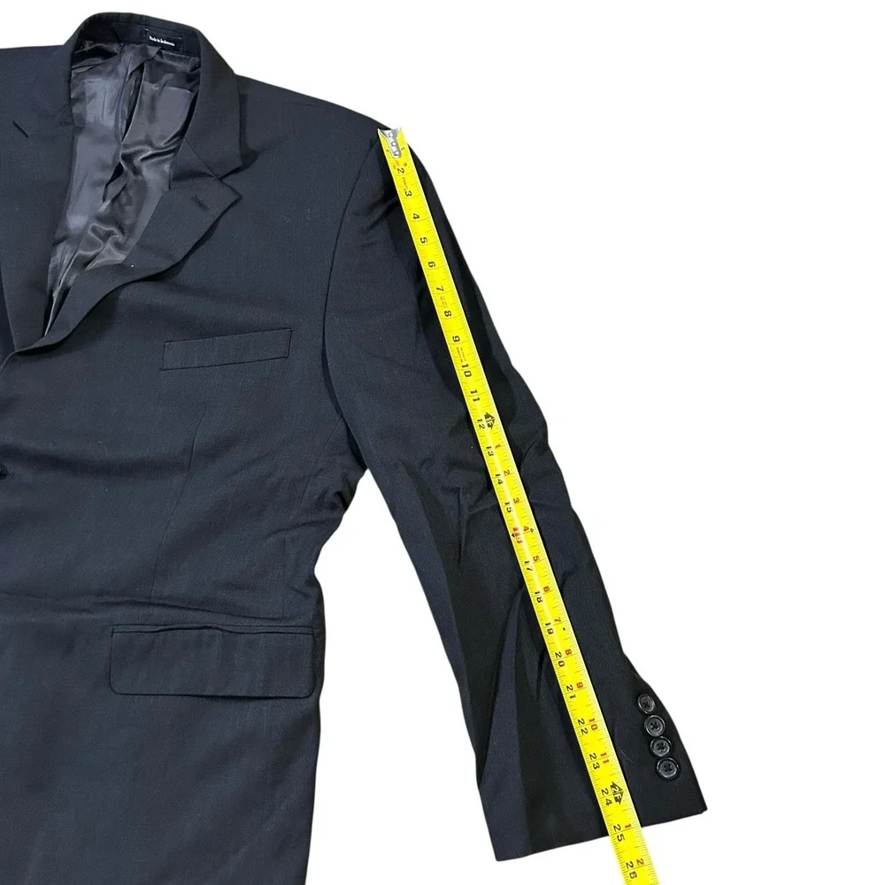 Pronto Uomo Platinum Sz 52R Dark‎ Gray 100% Wool Blazer Jacket Sport Coat